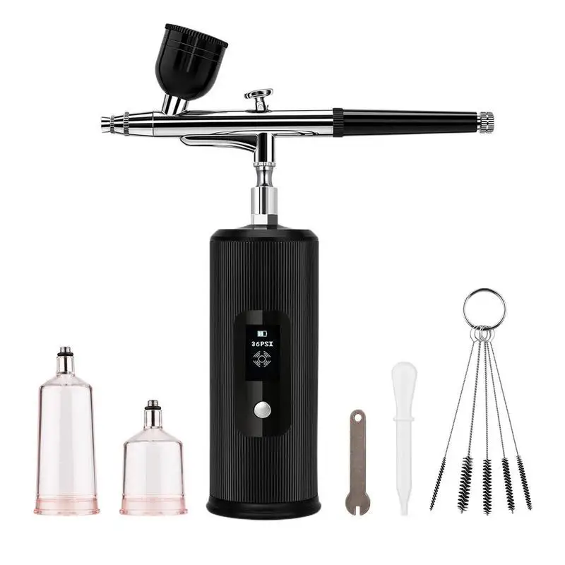 Nail Airbrush Machine Portable Cordless Airbrush With 0.3mm Nib Airbrush Kit For Painting Dual Action Mini Handheld Airbrush For
Nail Airbrush Machine Portable Cordless Airbrush With 0.3mm Nib Airbrush Kit For Painting Dual Action Mini Handheld Airbrush For
