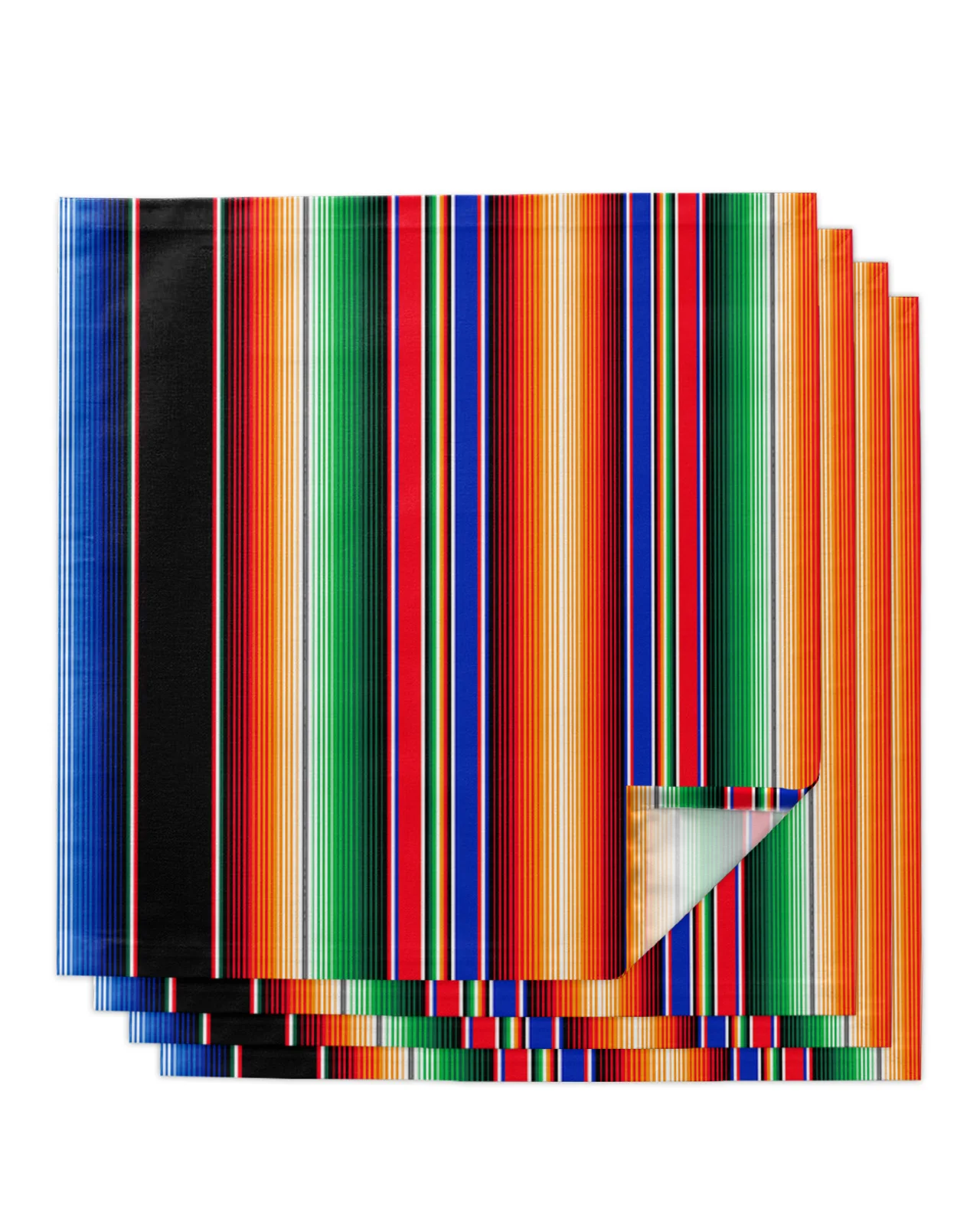 4pcs Mexican Stripes Colorful Stripes Square 50cm Table Napkin Wedding Decoration Table Cloth Kitchen Dinner Serving Napkins
4pcs Mexican Stripes Colorful Stripes Square 50cm Table Napkin Wedding Decoration Table Cloth Kitchen Dinner Serving Napkins