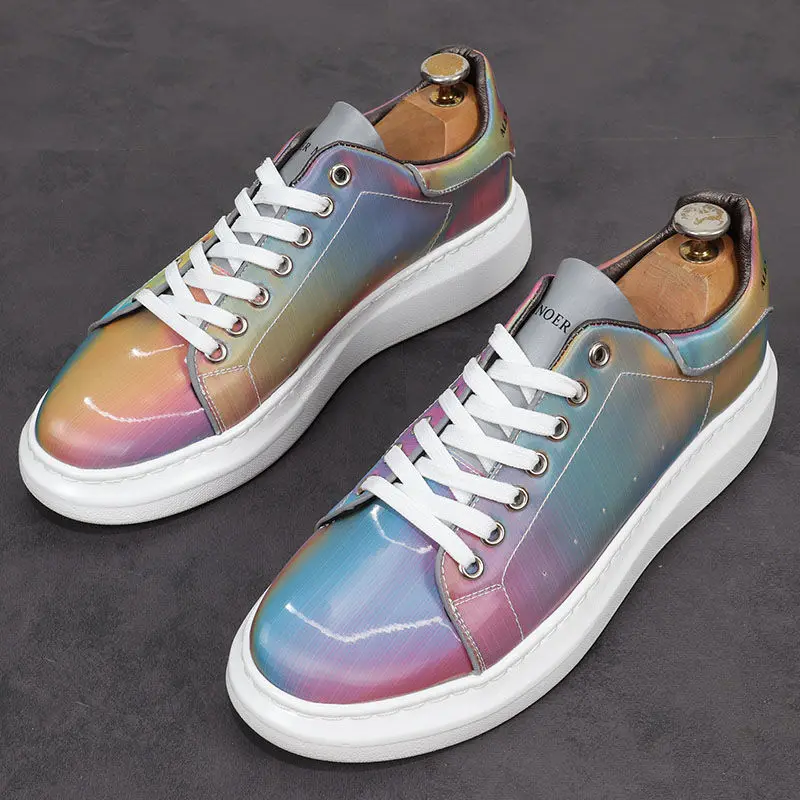 Personalized Gradient Color Colorful Men's Thick Sole Height Increasing Casual Shoes Summer Breathable Street Youth Board Shoes
Personalized Gradient Color Colorful Men's Thick Sole Height Increasing Casual Shoes Summer Breathable Street Youth Board Shoes