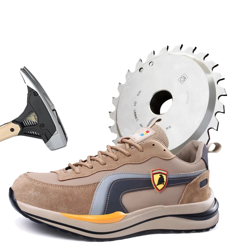 Нескользящая износостойкая Спортивная обувь со стальным носком и низким верхом 
Нескользящая износостойкая Спортивная обувь со стальным носком и низким верхом