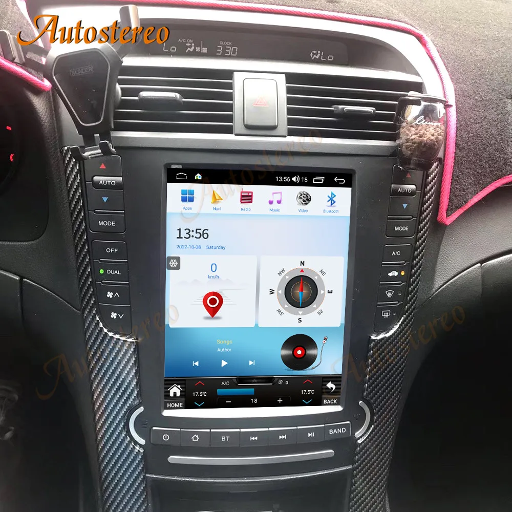 

Android 12 8 + 256G вертикальный экран Tesla для Acura TL 2004-2008, автомобильный GPS-навигатор, головное устройство, мультимедийный плеер, автомобильное стерео радио