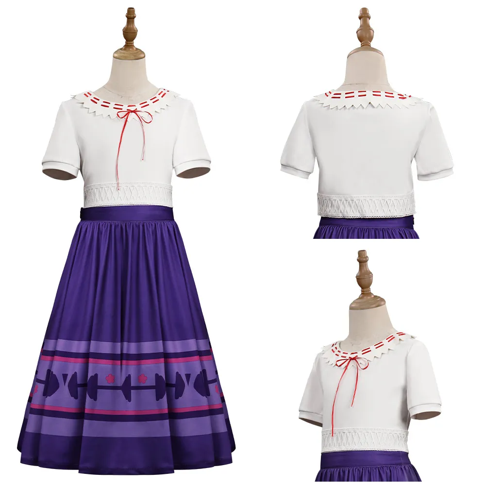 Детский костюм для косплея Luisa Madrigal, футболка, юбка, костюмы на Хэллоуин, карнавальный костюм
Детский костюм для косплея Luisa Madrigal, футболка, юбка, костюмы на Хэллоуин, карнавальный костюм