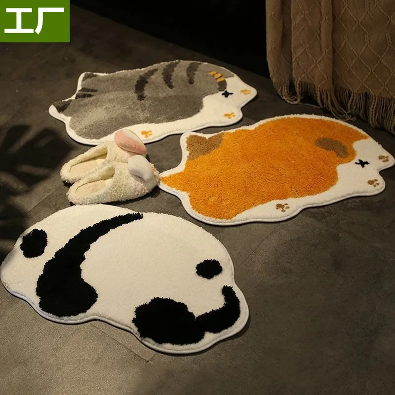 Bedroom door carpet washable toilet bathroom cartoon animal absorbent non-slip mat imitation cashmere carpet
Bedroom door carpet washable toilet bathroom cartoon animal absorbent non-slip mat imitation cashmere carpet