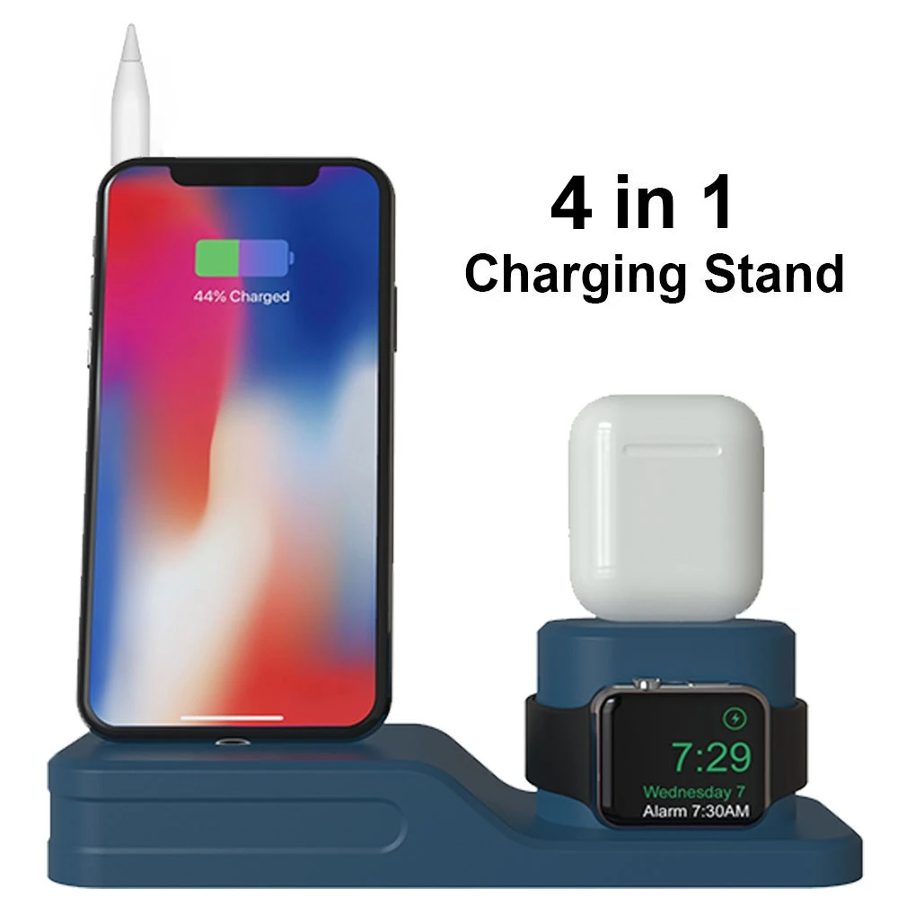 4 in 1 Charging Stand For iPhone 11 X XR XS Max 8 7 6s 6 USB Charger Dock Station iWatch Apple Watch 5 4 3 2 1 AirPods
4 in 1 Charging Stand For iPhone 11 X XR XS Max 8 7 6s 6 USB Charger Dock Station iWatch Apple Watch 5 4 3 2 1 AirPods