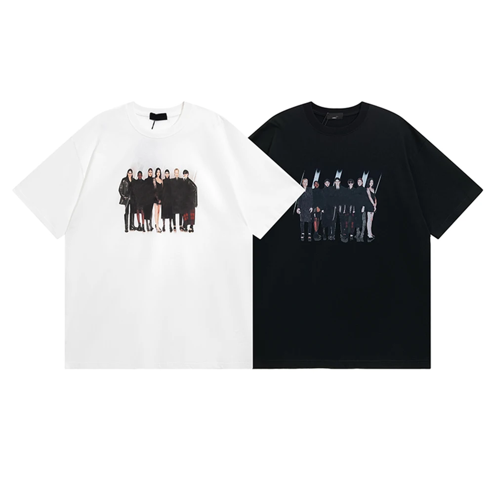 High quality 2022 Luxury Super Model Printed T shirt Men Women Oversized Cotton T-Shirt Men Tees
High quality 2022 Luxury Super Model Printed T shirt Men Women Oversized Cotton T-Shirt Men Tees