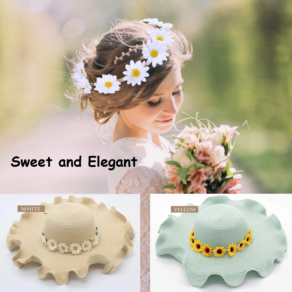 2PCS Stylish Flower Headband Sunflower Hair Bands, 5 Different Colors Festive Headband Bridal Headwear
2PCS Stylish Flower Headband Sunflower Hair Bands, 5 Different Colors Festive Headband Bridal Headwear