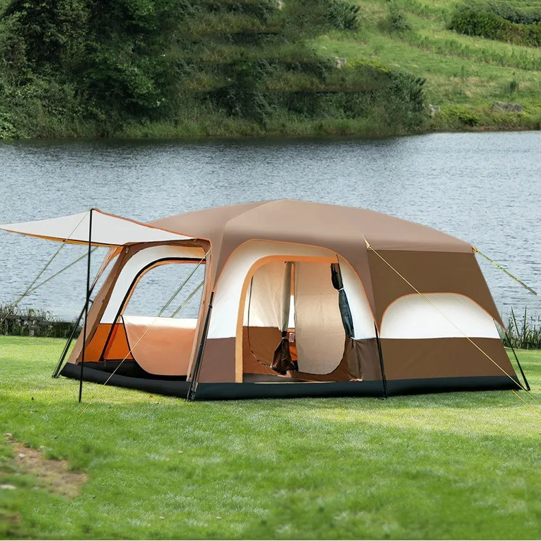 2023 Outdoor House Camping 8-12 People Waterproof Dome Tent Two Living Room And One Hall Glamping Tent For Family Party
2023 Outdoor House Camping 8-12 People Waterproof Dome Tent Two Living Room And One Hall Glamping Tent For Family Party