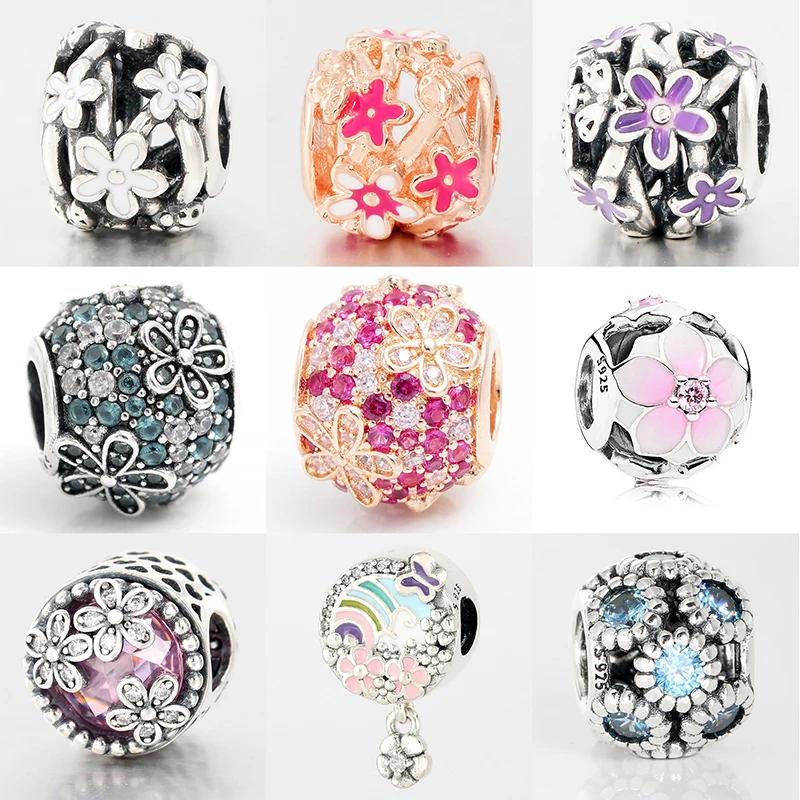 Beads For Bracelets Women Necklace Jewelry Accessories Pendants Pandola Charms Flower Rose Gold Plated Butterfly Rainbow
Beads For Bracelets Women Necklace Jewelry Accessories Pendants Pandola Charms Flower Rose Gold Plated Butterfly Rainbow
