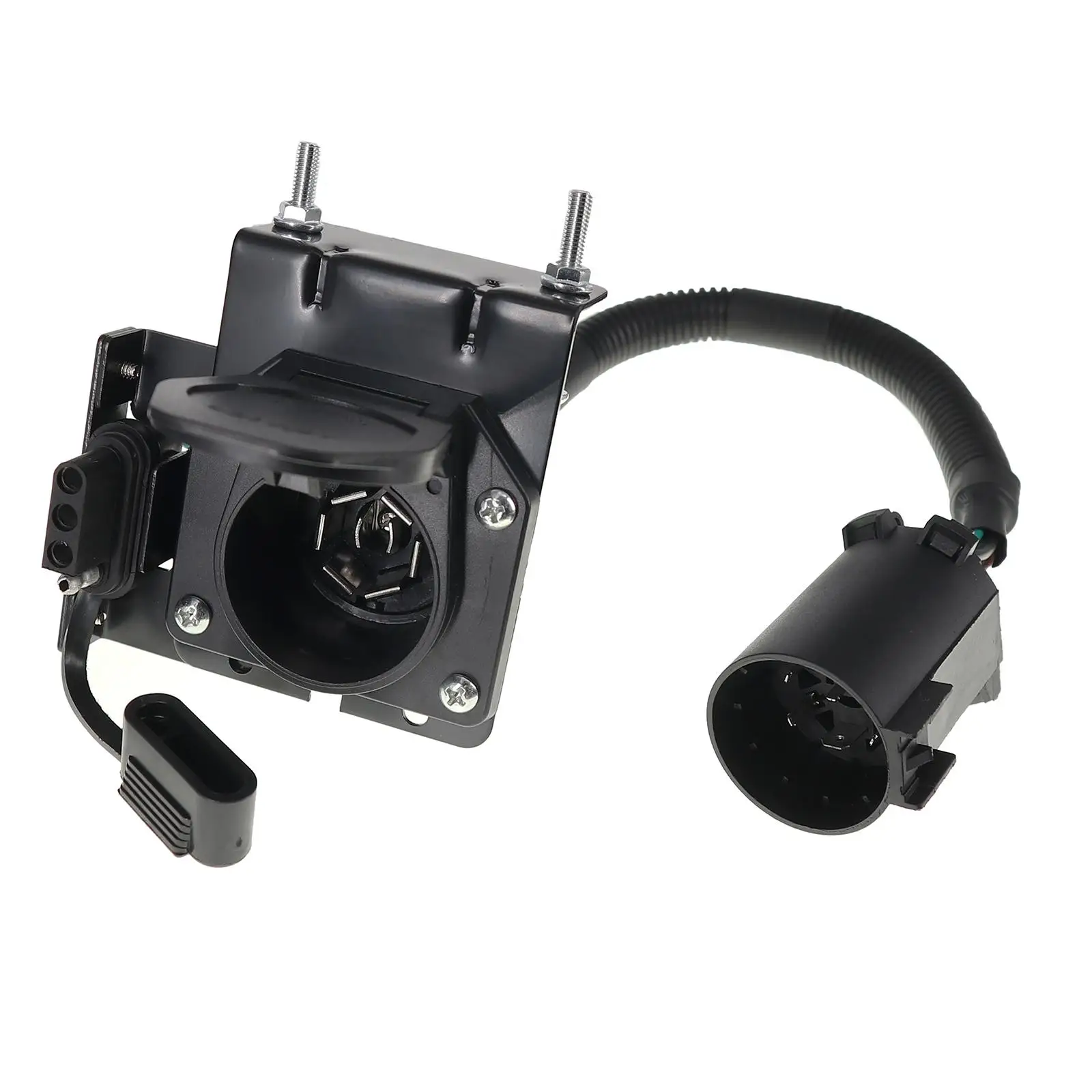 Прицеп адаптер для проводки 7 Way Plug and 4 Way Outlet Professional Plug and Play 
Прицеп адаптер для проводки 7 Way Plug and 4 Way Outlet Professional Plug and Play