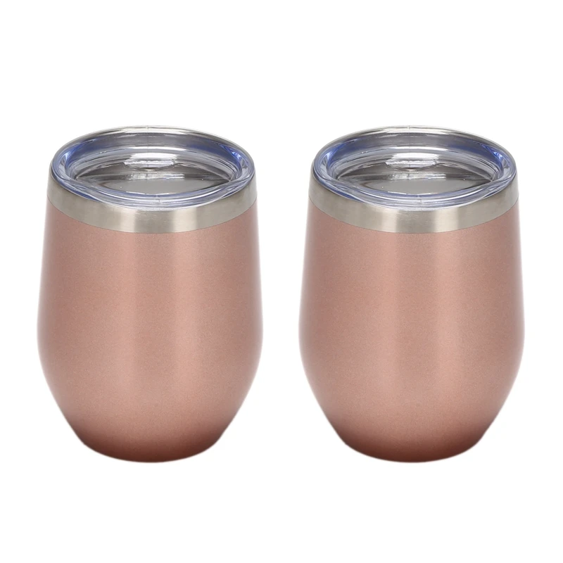 BEST2X 12Oz Stainless Steel Insulated Wine Glass Double Wall Coffee Mug Insulated Wine Tumbler With Lid For Champaign Beer
BEST2X 12Oz Stainless Steel Insulated Wine Glass Double Wall Coffee Mug Insulated Wine Tumbler With Lid For Champaign Beer