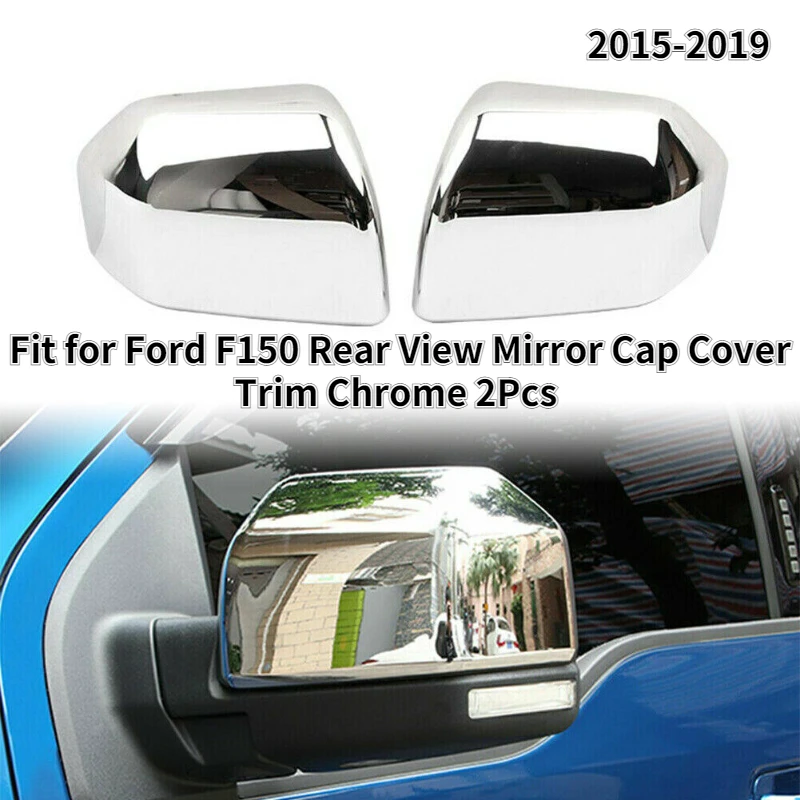 Fit for Ford F150 Rear View Mirror Cap Cover Trim Chrome 2Pcs/Set Eye-catching High Quality ABS for F-150 2015-2019 Brand New
Fit for Ford F150 Rear View Mirror Cap Cover Trim Chrome 2Pcs/Set Eye-catching High Quality ABS for F-150 2015-2019 Brand New