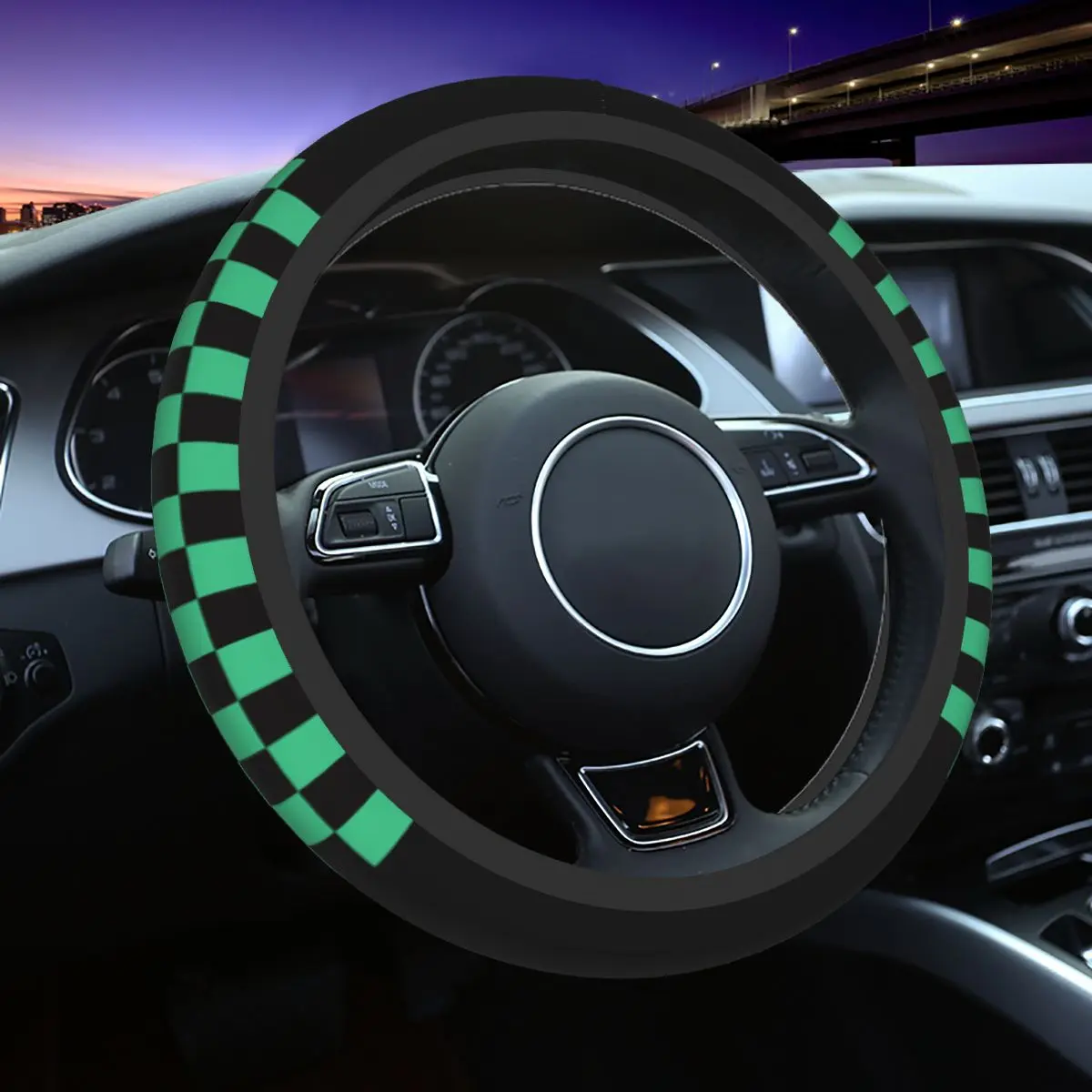Demon Slayer Car Steering Wheel Cover Kimetsu No Yaiba Tanjirou Steering Wheel Protective Cover Car-styling Car Accessories
Demon Slayer Car Steering Wheel Cover Kimetsu No Yaiba Tanjirou Steering Wheel Protective Cover Car-styling Car Accessories