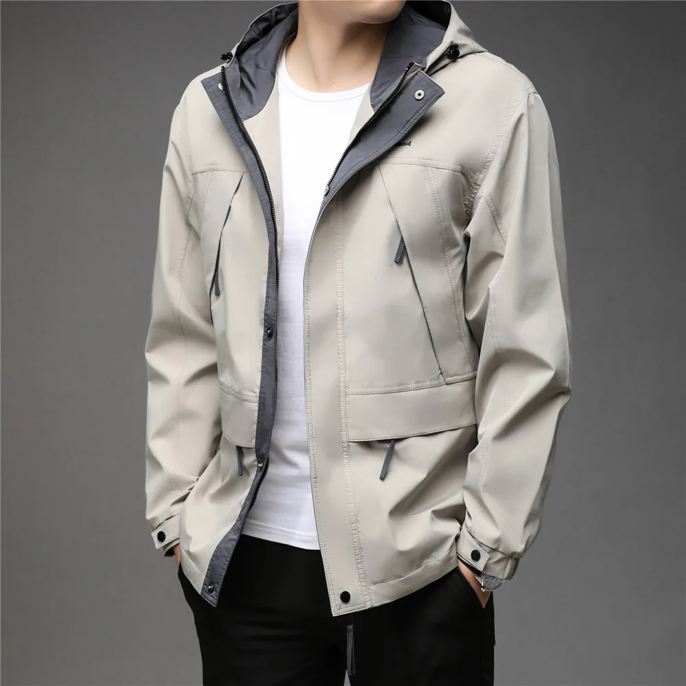 Hooded Brand Jacket Men Clothing Autumn Winter New Arrival Coats Fashion Streetwear Windbreaker With Big Pocket Z8125
Hooded Brand Jacket Men Clothing Autumn Winter New Arrival Coats Fashion Streetwear Windbreaker With Big Pocket Z8125