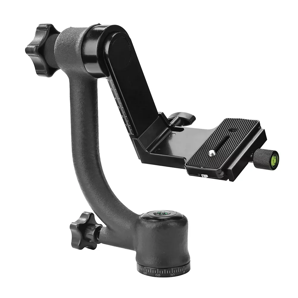 PULUZ Aluminum Alloy 360 Degree Rotatable 1/4" Screw Tripod Mount Hot Shoe Adapter SLR Tripod Head for Canon / Nikon DSLR C
PULUZ Aluminum Alloy 360 Degree Rotatable 1/4" Screw Tripod Mount Hot Shoe Adapter SLR Tripod Head for Canon / Nikon DSLR C