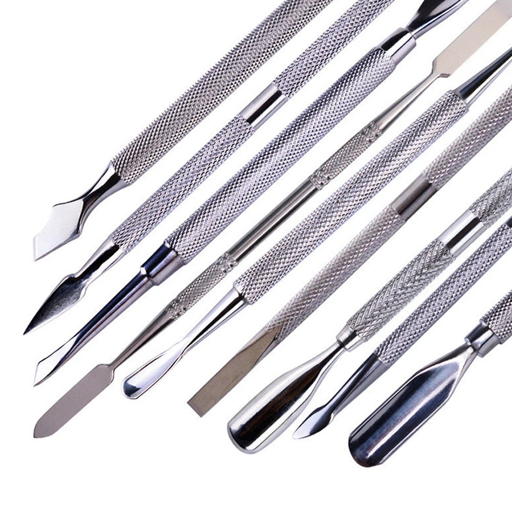 1pcs Double-ended Stainless Steel Cuticle Pusher Dead Skin Push Remover for Pedicure Manicure Nail Art Cleaner Care Tool
1pcs Double-ended Stainless Steel Cuticle Pusher Dead Skin Push Remover for Pedicure Manicure Nail Art Cleaner Care Tool