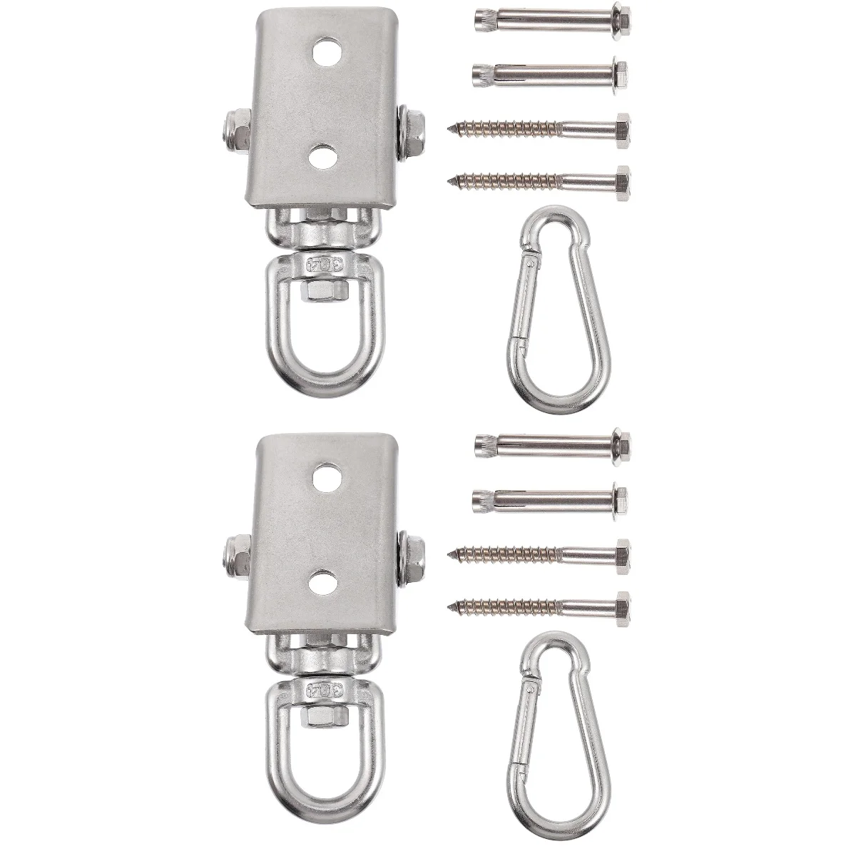 2 Sets Durable Suspension Hook Swing Hanging Hook Swing Fixing Hook Hammock Hooks
2 Sets Durable Suspension Hook Swing Hanging Hook Swing Fixing Hook Hammock Hooks
