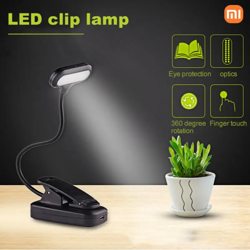 XIAOMI LED Eye Protection Book Night Light Adjustable Mini Clip-On Study Desk Lamp Battery Powered Flexible For Bedroom Reading
XIAOMI LED Eye Protection Book Night Light Adjustable Mini Clip-On Study Desk Lamp Battery Powered Flexible For Bedroom Reading