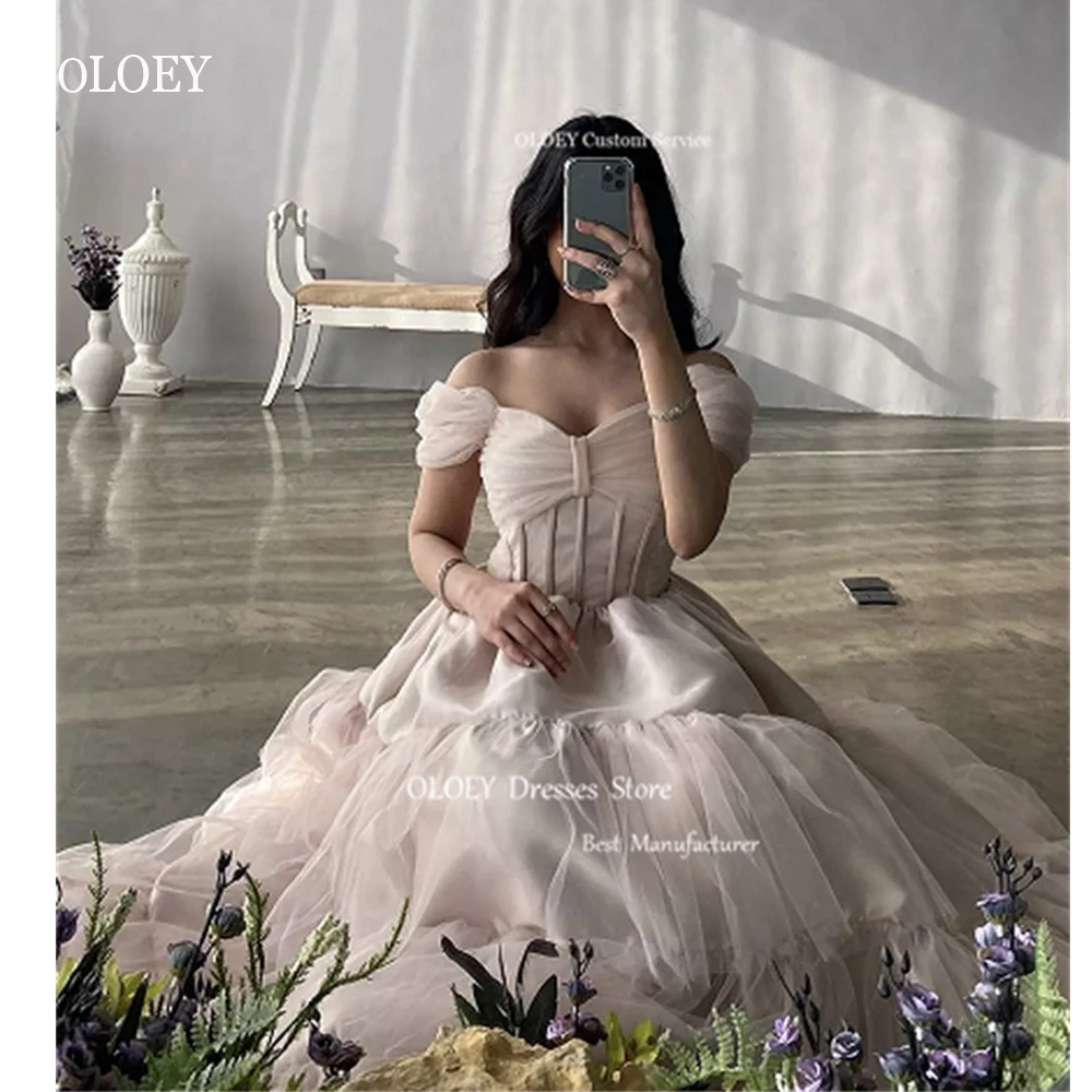 OLOEY Elegant Light Pink Organza Tiered Prom Dresses Off Shoulder Saudi Arabic Women Evening Gowns Long Princess Formal Party
OLOEY Elegant Light Pink Organza Tiered Prom Dresses Off Shoulder Saudi Arabic Women Evening Gowns Long Princess Formal Party