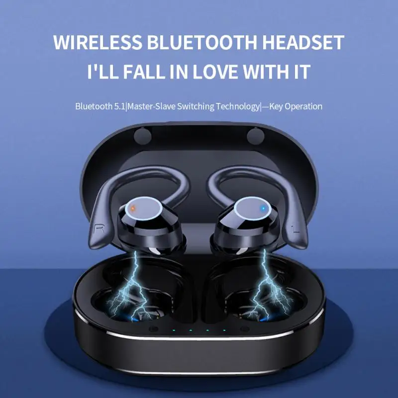 Wireless 5.1 Headphone Touch Control Sports Waterproof Bluetooth-compatible Earphone HiFi 9D Bass Stereo Earphone Headset With M
Wireless 5.1 Headphone Touch Control Sports Waterproof Bluetooth-compatible Earphone HiFi 9D Bass Stereo Earphone Headset With M