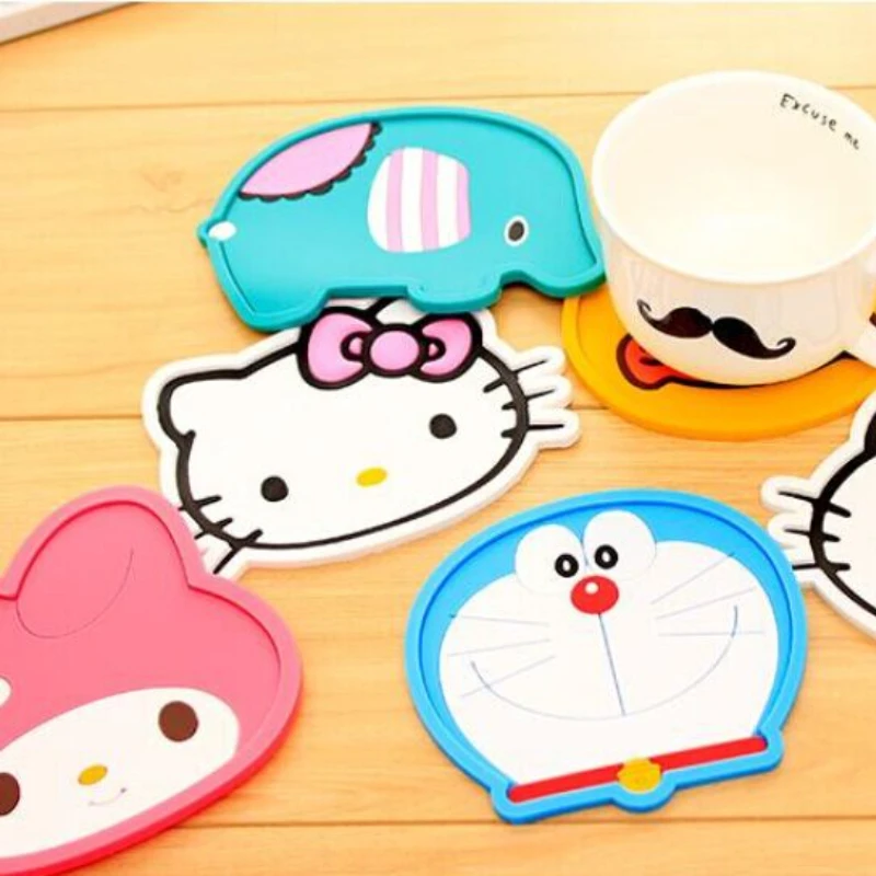 Kawaii Sanrio Hello Kitty My Melody Cup cushion Coaster Creative Home Non-Slip Heat Insulation Silica Gel Pad Fashion Room Decor
Kawaii Sanrio Hello Kitty My Melody Cup cushion Coaster Creative Home Non-Slip Heat Insulation Silica Gel Pad Fashion Room Decor