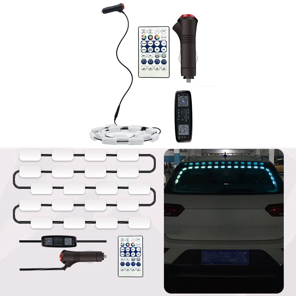 RGB Car Neon Light APP Remote Control Wireless Rear Windo Atmosphere Light New Car Accessories Interior Mood Lighting
RGB Car Neon Light APP Remote Control Wireless Rear Windo Atmosphere Light New Car Accessories Interior Mood Lighting