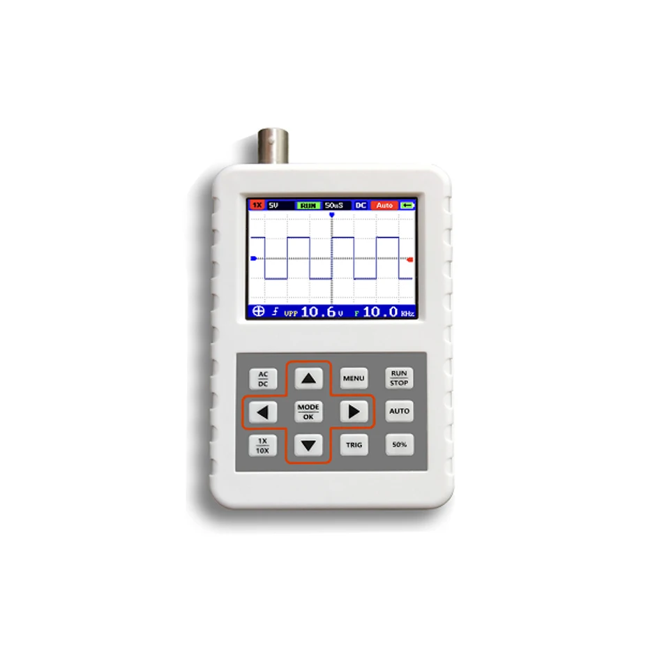 DSO FNIRSI PRO Handheld mini portable digital oscilloscope 5M bandwidth 20MSps sampling rate with P6100 BNC standard probe
DSO FNIRSI PRO Handheld mini portable digital oscilloscope 5M bandwidth 20MSps sampling rate with P6100 BNC standard probe
