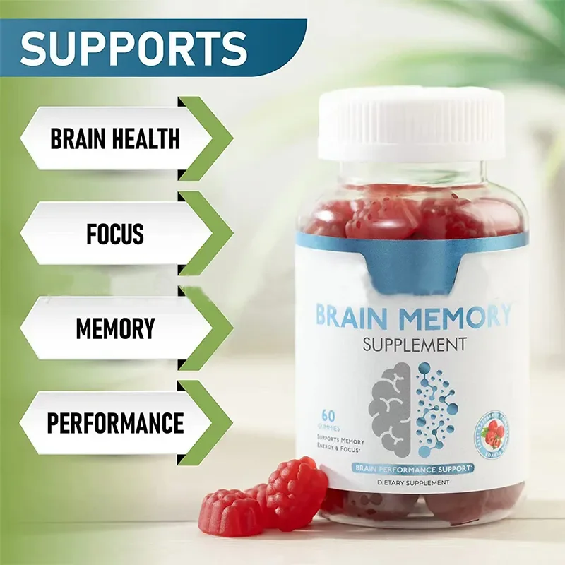 

60 таблеток усиление мозга головоломка Усиление мягкой конфеты для улучшения памяти энергии внимания Здоровое питание