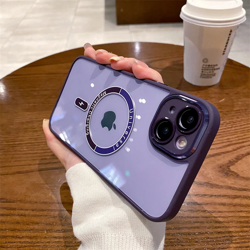 For Magsafe Luxury Transparent Magnetic Case For iPhone 14 13 12 Pro Max With Camera Protection Hard Acrylic Shockproof Cover
For Magsafe Luxury Transparent Magnetic Case For iPhone 14 13 12 Pro Max With Camera Protection Hard Acrylic Shockproof Cover