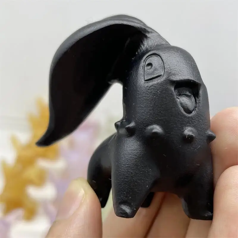 Natural Crystal Obsidian Cartoon Carving Polished Quartz Healing Gemstones For Home DIY Gift Decoration 1pcs
Natural Crystal Obsidian Cartoon Carving Polished Quartz Healing Gemstones For Home DIY Gift Decoration 1pcs
