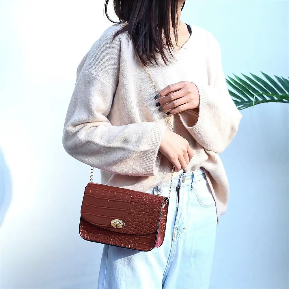 Hot Sale Handbags Multi-function Solid Crocodile Leather Women Shoulder Sling Bags Chain Purse Small Messenger Handbag
Hot Sale Handbags Multi-function Solid Crocodile Leather Women Shoulder Sling Bags Chain Purse Small Messenger Handbag
