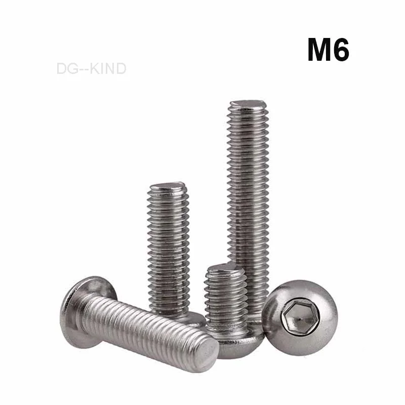 Шестигранная муфта из нержавеющей стали m6 304 a2, с круглой головкой, длина винта 8 мм-100 мм
Шестигранная муфта из нержавеющей стали m6 304 a2, с круглой головкой, длина винта 8 мм-100 мм