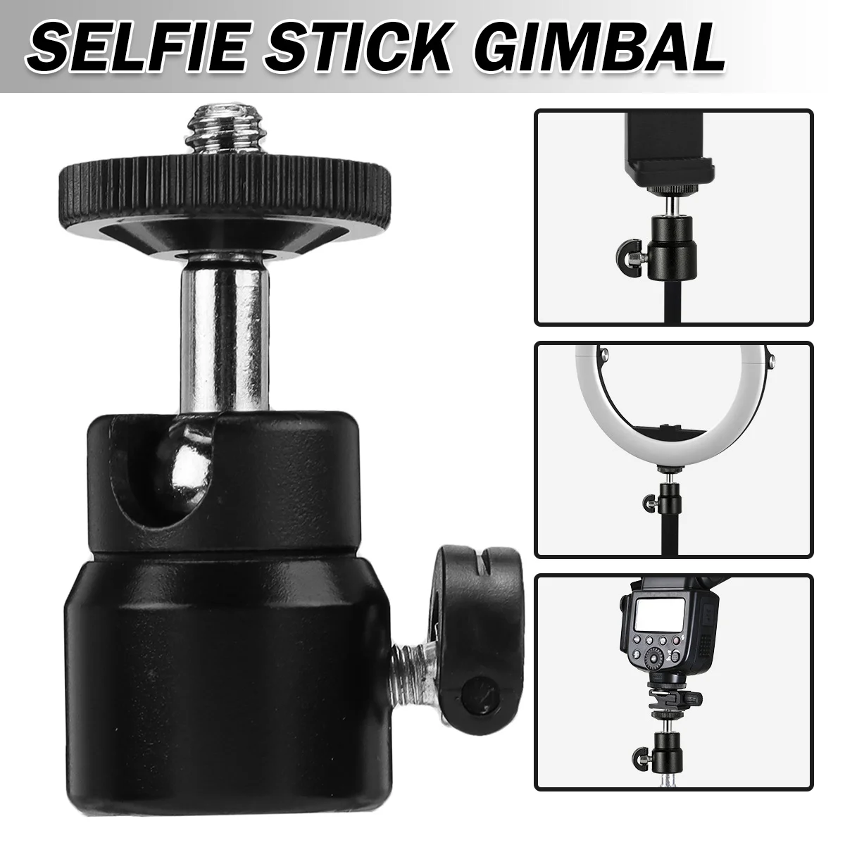 Durable Aluminium Alloy Mini Ball Head 1/4 Inch Screw Mount Bracket Adapter Tripod Stand Camera Flash Accessories
Durable Aluminium Alloy Mini Ball Head 1/4 Inch Screw Mount Bracket Adapter Tripod Stand Camera Flash Accessories