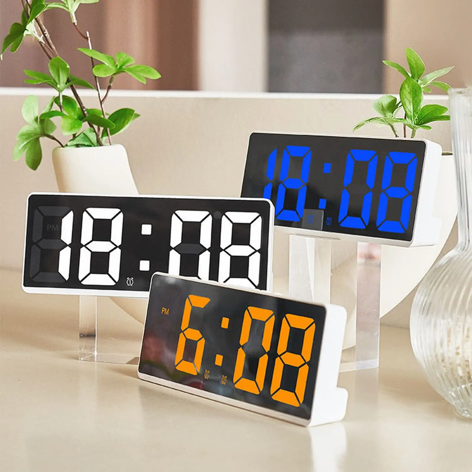 Simple Alarm Clock Desk Bedside Led Digital Tabledesktop Clock Electronic Backlight Alarm Clocks For Home Bedroom Decoration
Simple Alarm Clock Desk Bedside Led Digital Tabledesktop Clock Electronic Backlight Alarm Clocks For Home Bedroom Decoration
