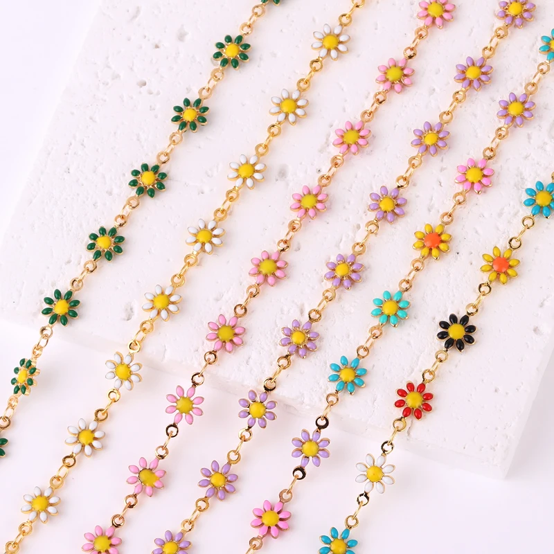 

Flower Daisy Clavicle Chain Necklace for Women Girls Korean Style Sweet Short Choker Statement Wedding Bridal Jewelry Neck Chain