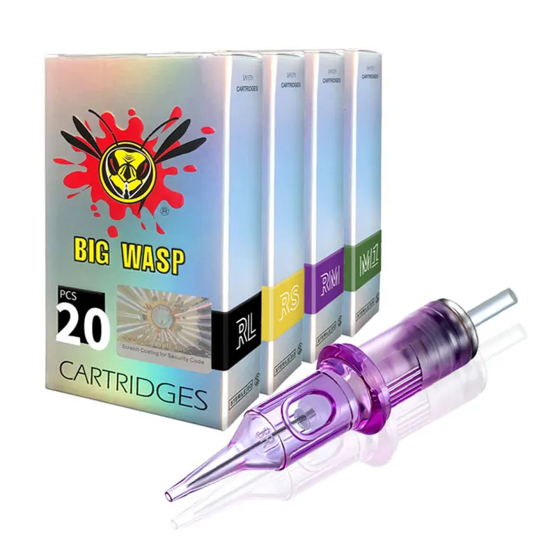 BIGWASP Tattoo Cartridge Needles Round Liner 20PCS/Box For Rotary Tattoo Machine&Tattoo Grip 3rl 5rl 7rl 9rl 11rl
BIGWASP Tattoo Cartridge Needles Round Liner 20PCS/Box For Rotary Tattoo Machine&Tattoo Grip 3rl 5rl 7rl 9rl 11rl