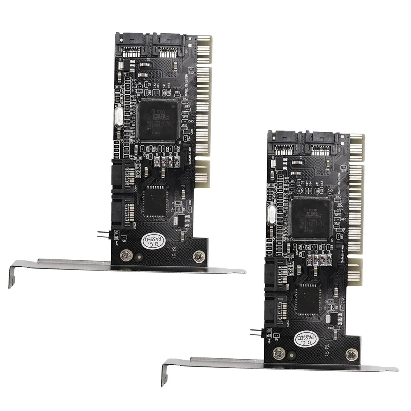 2X 3114 Array Card SATA Expansion Card 4-Port Expansion PCI To SATA Conversion Card
2X 3114 Array Card SATA Expansion Card 4-Port Expansion PCI To SATA Conversion Card