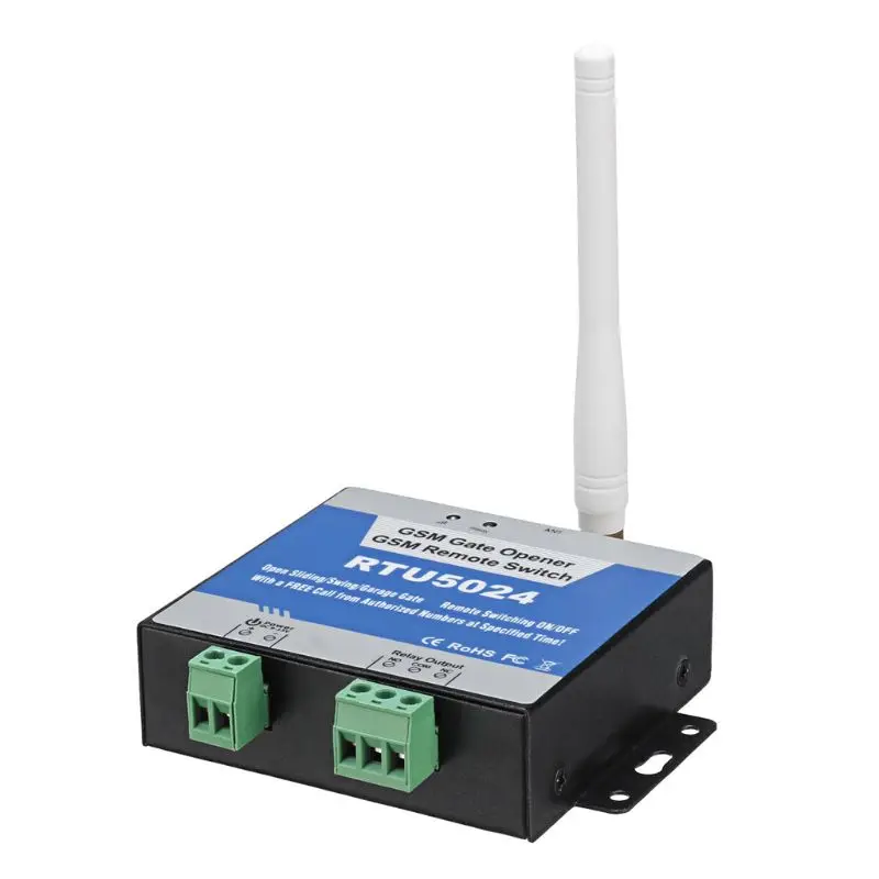 GSM 2G RTU5024 Открыватель ворот гаража пульт дистанционного управления Бесплатный звонок релейный переключатель
GSM 2G RTU5024 Открыватель ворот гаража пульт дистанционного управления Бесплатный звонок релейный переключатель