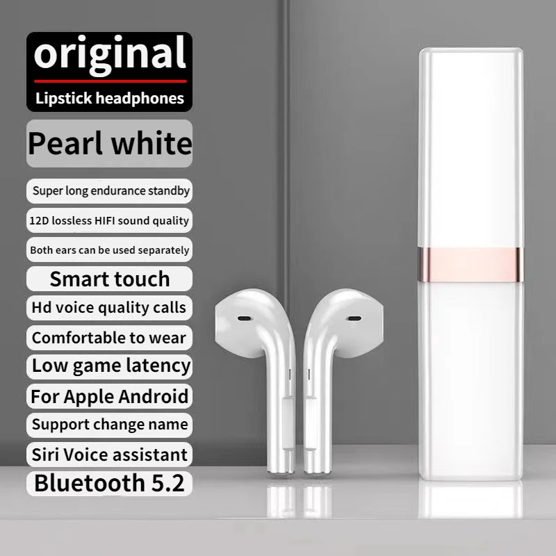 Беспроводные наушники TWS, водонепроницаемые Bluetooth наушники, сенсорные спортивные стерео беспроводные наушники-вкладыши, гарнитура с зарядн...
Беспроводные наушники TWS, водонепроницаемые Bluetooth наушники, сенсорные спортивные стерео беспроводные наушники-вкладыши, гарнитура с зарядн...