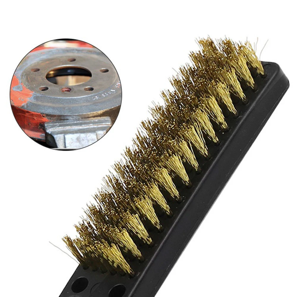 1pc High-quality Copper Wire Brush For Household/Mechanical Cleaning Metal Rust Remover Polishing Hand Tool Accessories
1pc High-quality Copper Wire Brush For Household/Mechanical Cleaning Metal Rust Remover Polishing Hand Tool Accessories