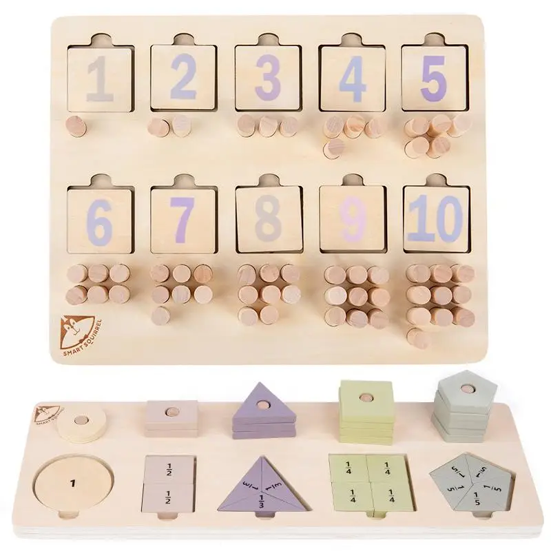 Kids Montessori Educational Board Early Math Wooden Toys Geometric Figure Shape Paired Learning Fractions Digital Counting Toys
Kids Montessori Educational Board Early Math Wooden Toys Geometric Figure Shape Paired Learning Fractions Digital Counting Toys