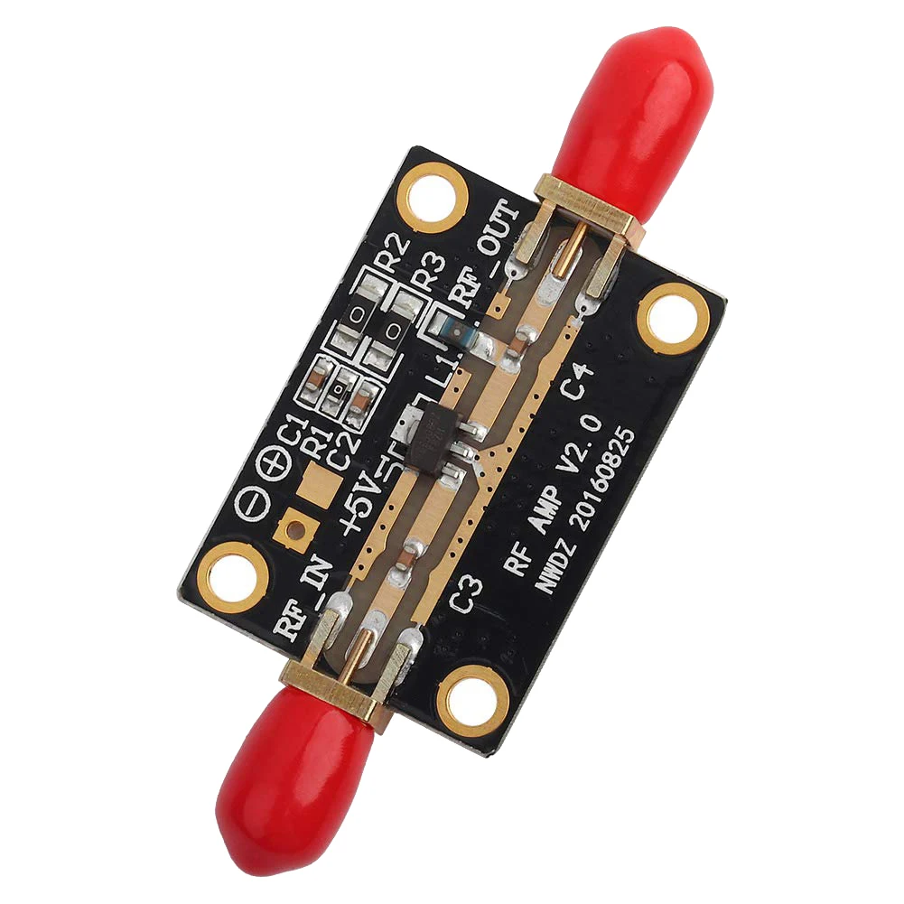 5V 20 DB RF Broad Band Low Noise Amplifier Module 0.05-6G High-Linearity High Gain LNA Darlington Amp Board RF FM HF VHF
5V 20 DB RF Broad Band Low Noise Amplifier Module 0.05-6G High-Linearity High Gain LNA Darlington Amp Board RF FM HF VHF