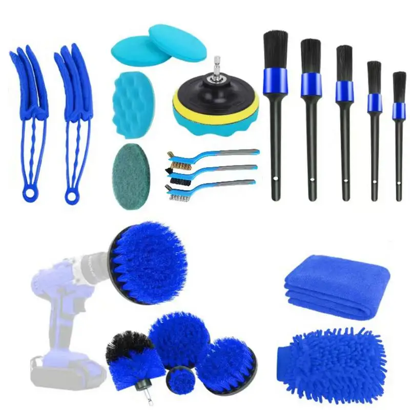 Car Cleaning Brush Set 22pcs Car Detailing Cleaning Brushes Drill Scrubber Brush Kit Car Cleaning Supplies For Cleaning Wheels
Car Cleaning Brush Set 22pcs Car Detailing Cleaning Brushes Drill Scrubber Brush Kit Car Cleaning Supplies For Cleaning Wheels