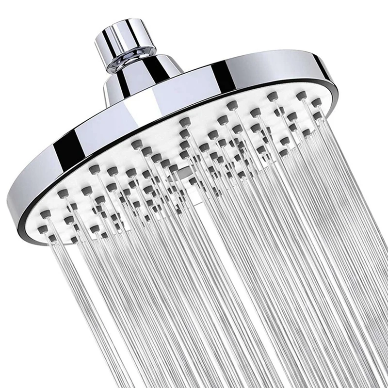 3X Shower Head 6 Inch Anti-Leak Anti-Clog Fixed Rain Showerhead Rainfall Spray Relaxation And Spa (Silver)
3X Shower Head 6 Inch Anti-Leak Anti-Clog Fixed Rain Showerhead Rainfall Spray Relaxation And Spa (Silver)