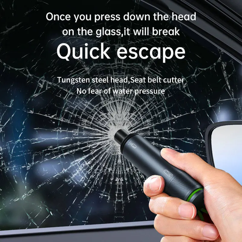 Car Safety Hammer Auto Emergency Glass Window Breaker Seat Belt Cutter Life-Saving Escape Car Emergency Tool
Car Safety Hammer Auto Emergency Glass Window Breaker Seat Belt Cutter Life-Saving Escape Car Emergency Tool