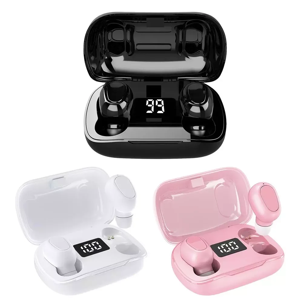L21 Pro TWS Bluetooth 5.0 Earphones Wireless IPX7 Waterproof Headphones HIFI Sounds Handsfree Earbuds Stereo Gaming Earpiece
L21 Pro TWS Bluetooth 5.0 Earphones Wireless IPX7 Waterproof Headphones HIFI Sounds Handsfree Earbuds Stereo Gaming Earpiece