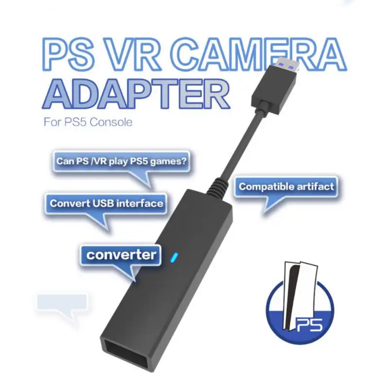 

Male To Female Connector Camera Adapter Mini Male To Female For Ps Vr To For PS5 Usb3.0 Game Console For Ps5 Vr Accessories