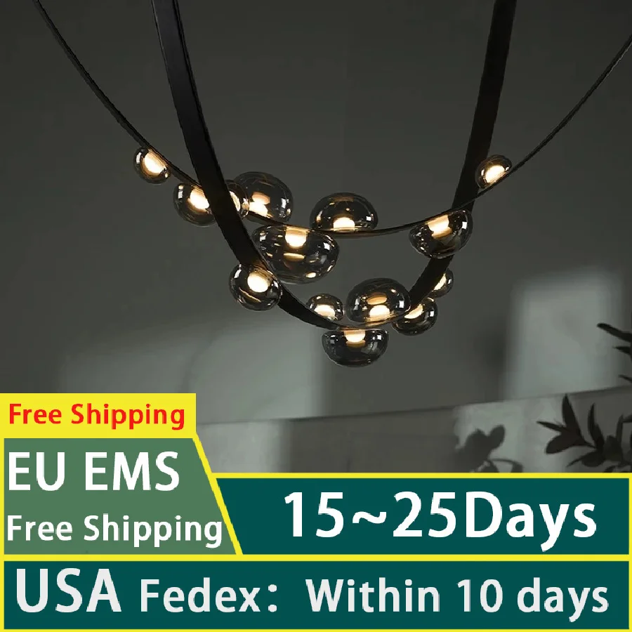 Modern Leather Led Pendant Lamps for Living Room Hall Villa Chandelier Home Decor Lighting Suspension Design Lusters Luminaires
Modern Leather Led Pendant Lamps for Living Room Hall Villa Chandelier Home Decor Lighting Suspension Design Lusters Luminaires