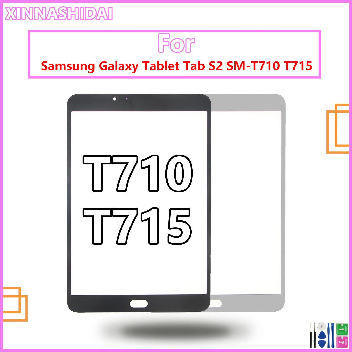 For Front Screen For Samsung Galaxy Tablet Tab S2 SM-T710 T710 T715 SM-T715 Touch Panel Glass Digitizer Replacement
For Front Screen For Samsung Galaxy Tablet Tab S2 SM-T710 T710 T715 SM-T715 Touch Panel Glass Digitizer Replacement