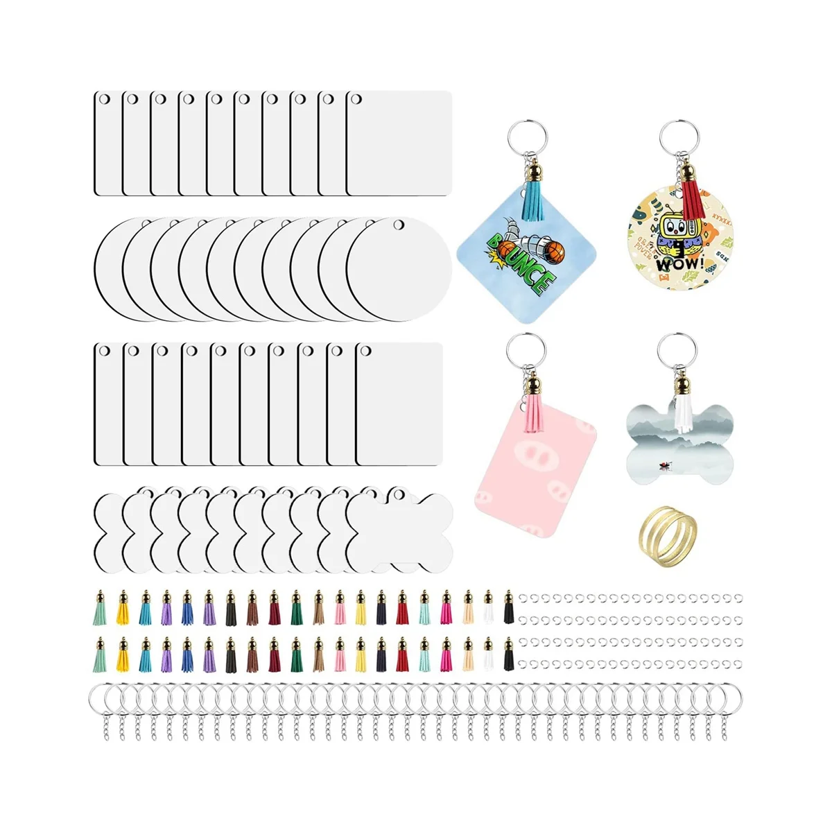 201 Pieces Rectangle Sublimation Keychain Blank Bulk, Sublimation Blank Keychain Heat Transfer Blank Keychain
201 Pieces Rectangle Sublimation Keychain Blank Bulk, Sublimation Blank Keychain Heat Transfer Blank Keychain