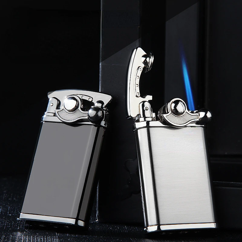 Rocker Arm Grinding Wheel Inflatable Lighter Highpressure Jet Blue Flame Windproof Lighter Cigar Moxibustion Barbecue Igniter
Rocker Arm Grinding Wheel Inflatable Lighter Highpressure Jet Blue Flame Windproof Lighter Cigar Moxibustion Barbecue Igniter